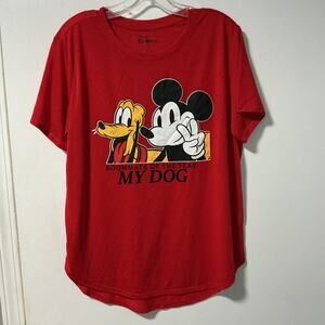 Disney Juniors 3XLMickey Pluto Red Shirt Roommate Of The Year My Dog 3851